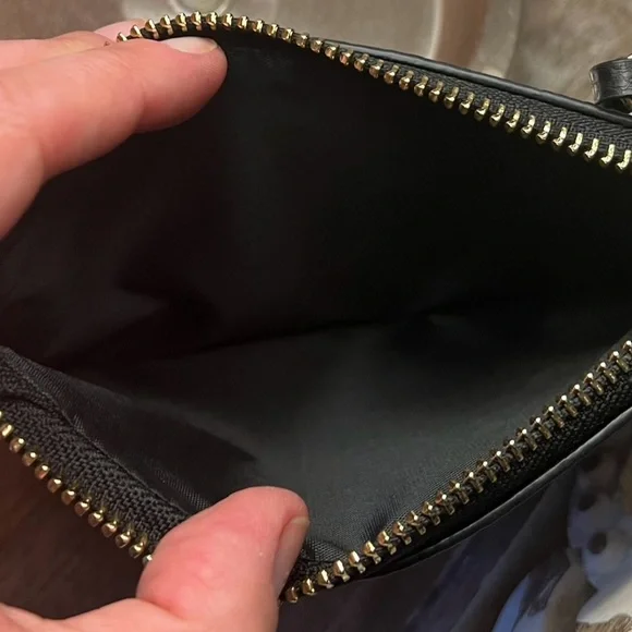 Bandolier Emma Crossbody iPhone 13 Pro Max + Minimal Pouch. Black/Gold. - Picture 7 of 11